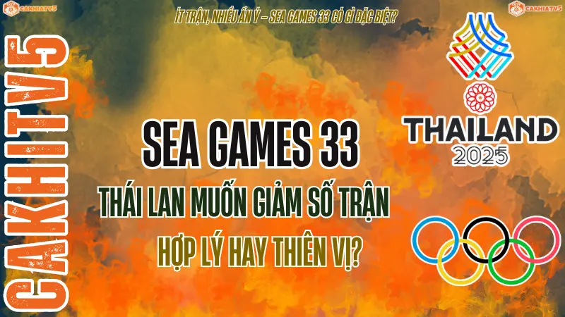 Thể thức bóng đá SEA Games 33 – Thái Lan đề xuất chia bảng mới.​